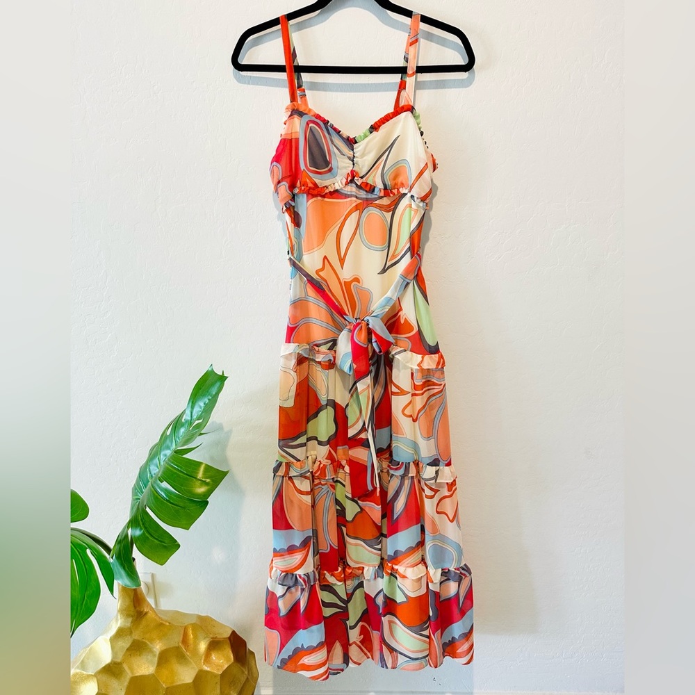 Alexis × Target Floral Tiered Ruffle Dress